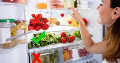 Food not store in fridge