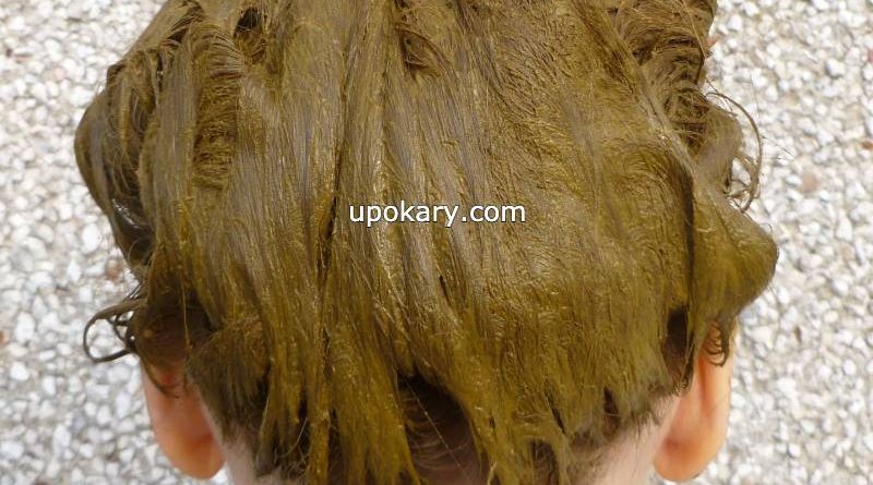 applying henna hair