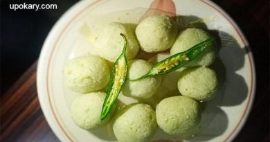 Rasgolla of raw chillies