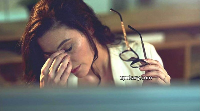 woman feeling fatigued